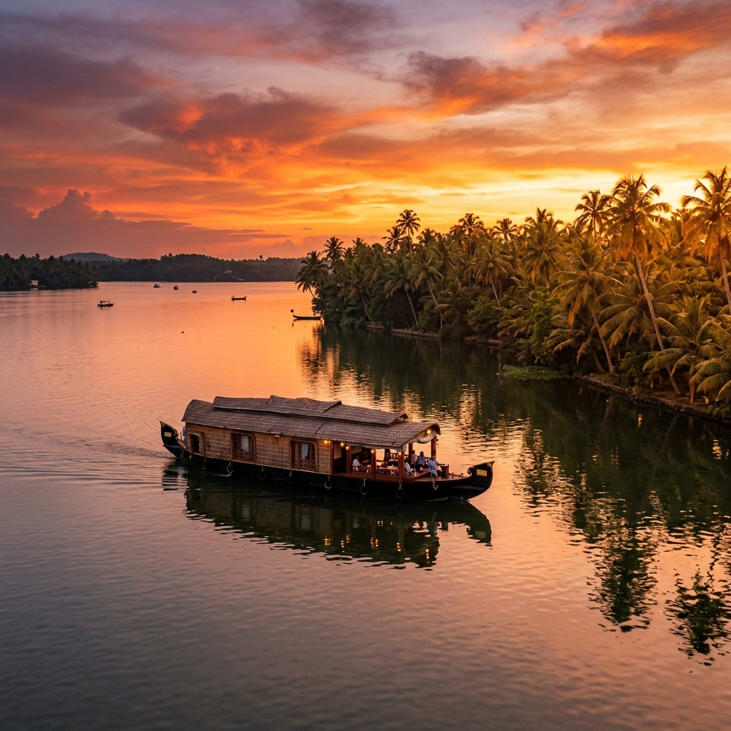 Ashtamudi Lake Backwaters
