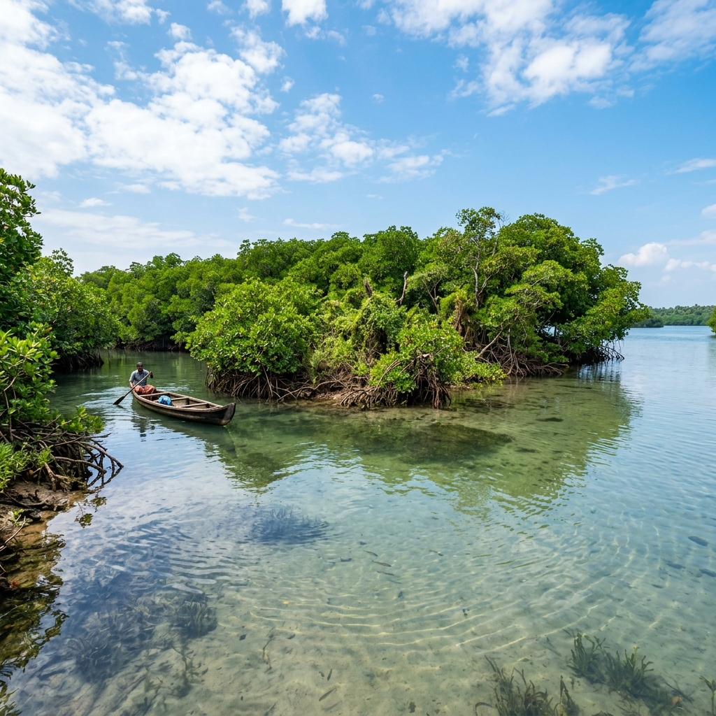 Sambhranikodi Mangrove Island